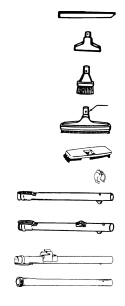 CLEANINGTOOLS Diagram and Parts List for S3471---  Hoover Upright Vacuum
