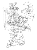 MAINHOUSING Diagram and Parts List for S3459---  Hoover Upright Vacuum