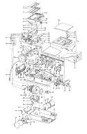MAINHOUSING, MOTOR ASSEMBLY Diagram and Parts List for S3471---  Hoover Upright Vacuum