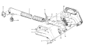 HOSE Diagram and Parts List for S3661---  Hoover Upright Vacuum