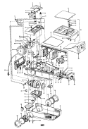 CORDREEL, MAINHOUSING, MOTOR ASSEMBLY Diagram and Parts List for S3633---  Hoover Upright Vacuum