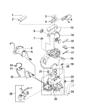 Part Location Diagram of 59134035 Maytag RY-PCB-MAIN-S3755