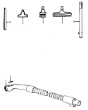 HOSE, CLEANINGTOOLS Diagram and Parts List for S5513---  Hoover Upright Vacuum