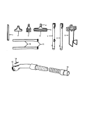 HOSE, CLEANINGTOOLS Diagram and Parts List for S5645001  Hoover Upright Vacuum