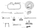 Part Location Diagram of 59132016 Maytag WAND-TOOL RACK