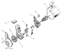 MOTOR PARTS Diagram and Parts List for U52729RM  Hoover Upright Vacuum