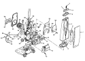 BAGHOUSING Diagram and Parts List for U3313---  Hoover Upright Vacuum