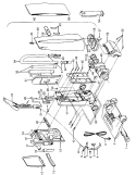 CLEANINGTOOLS, MAINBODY, OUTERBAG Diagram and Parts List for U3715930  Hoover Upright Vacuum