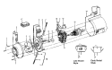 Part Location Diagram of 37194050 Maytag MOTOR END CAP W/O HL