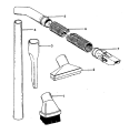 CLEANINGTOOLS Diagram and Parts List for U4609---  Hoover Upright Vacuum