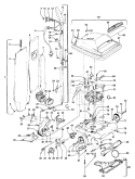 AGITATOR, HANDLE, MAINBODY, OUTERBAG Diagram and Parts List for U4729900  Hoover Upright Vacuum