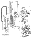 MAINBODY Diagram and Parts List for U5065909  Hoover Upright Vacuum