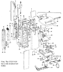 Part Location Diagram of 58366101 Maytag HARD BAG SUPPORT-U52