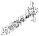 MOTOR ASSEMBLY Diagram and Parts List for U7069008  Hoover Upright Vacuum