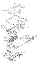 HOOD Diagram and Parts List for U7097---  Hoover Upright Vacuum