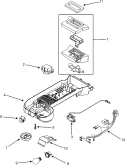 CONTROLS Diagram and Parts List for ATB1830ARW  Amana Refrigerator