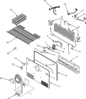 Part Location Diagram of 63001385 Whirlpool SEAL- EVAP