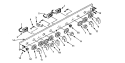 CONTROL PANEL Diagram and Parts List for PRG4810NP  Jenn-Air Cooktop