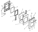 DOOR ASSEMBLY (SMALL) Diagram and Parts List for PRG4810NP  Jenn-Air Cooktop