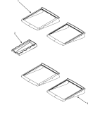 REFRIGERATOR SHELVES Diagram and Parts List for G32026PEKW  Maytag Refrigerator