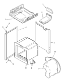 BODY Diagram and Parts List for CPR1100ADW  Magic Chef Range