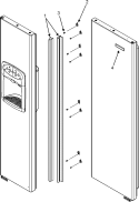 HANDLES (JSD2690HES) Diagram and Parts List for JSD2690HES  Jenn-Air Refrigerator