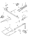 GAS CONTROLS Diagram and Parts List for CG31200ADV  Crosley Range