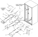 CRISPER ASSEMBLY (GC2225GEKB / S / W) Diagram and Parts List for GC2225GEKB  Maytag Refrigerator