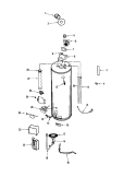 BODY Diagram and Parts List for HR675XRVIT  Maytag Water Heater