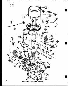 Part Location Diagram of C6239002 Whirlpool NLA BRACKET PUMP