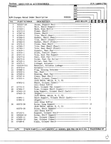 Shelves And Accessories Page 2 Diagram and Parts List for 22714  Maytag Refrigerator