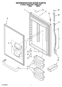 Part Location Diagram of 67005135 Whirlpool TRIM- Bottom