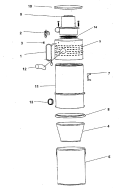 MAIN BODY Diagram and Parts List for S5636---  Hoover Upright Vacuum