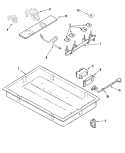 BODY Diagram and Parts List for MGC6430BDB  Maytag Cooktop