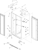 Part Location Diagram of 12695601 Whirlpool SHIM- TOP