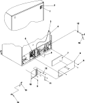 CABINET BACK Diagram and Parts List for AC2224PEKB  Amana Refrigerator