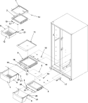 Part Location Diagram of 67004884 Whirlpool SLIDE- HUM