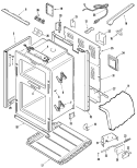 BODY Diagram and Parts List for JDR8895ACS  Jenn-Air Range