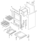 OVEN / BODY Diagram and Parts List for CG11000ADV  Crosley Range