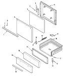 Part Location Diagram of 2411F011-78 Whirlpool HNDLE-DOOR