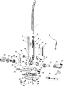 COMPLETE ASSEMBLY Diagram and Parts List for S2105050  Hoover Upright Vacuum