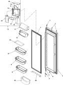 Part Location Diagram of 67005313 Whirlpool BUCKET, REF