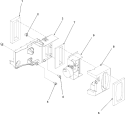 CONTROLS Diagram and Parts List for ASD2328HES  Amana Refrigerator