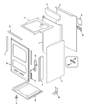 BODY Diagram and Parts List for CE11000AAV  Crosley Range