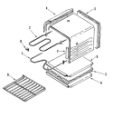 OVEN Diagram and Parts List for CE11000AAV  Crosley Range