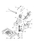 BASE / INTERNAL CONTROLS Diagram and Parts List for AMC6138AAS  Amana Microwave