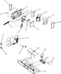 CONTROLS Diagram and Parts List for GSD2615HEW  Maytag Refrigerator