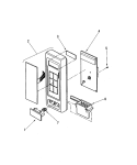 CONTROL PANEL Diagram and Parts List for JMC5200AAW  Jenn-Air Microwave