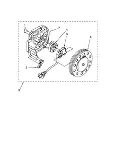 Power Cord Reel Diagram and Parts List for 11620812007  Kenmore Canister Vacuum