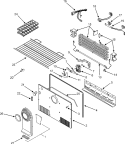 FREEZER COMPARTMENT Diagram and Parts List for ATB1832ARQ  Amana Refrigerator
